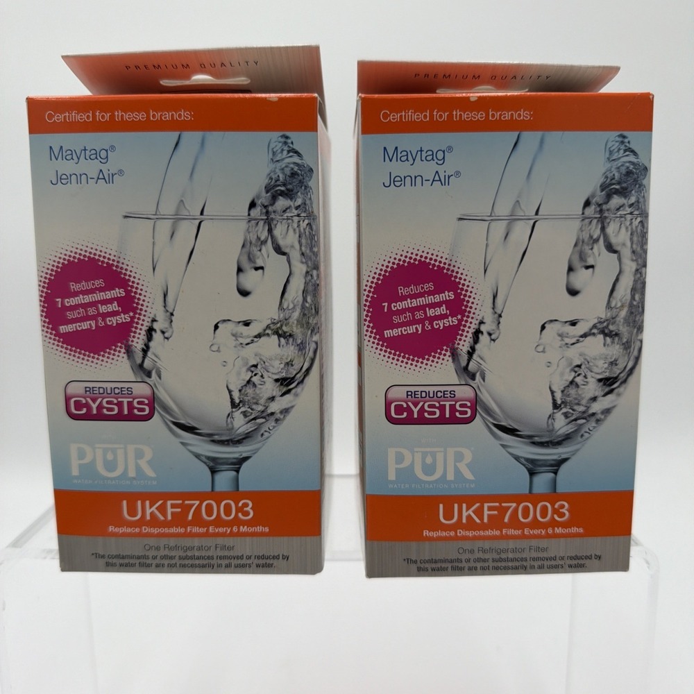 2-PUR Maytag Jenn-Air  Maytag Refrigerator Ice & Water Filter UKF7003 New In Box